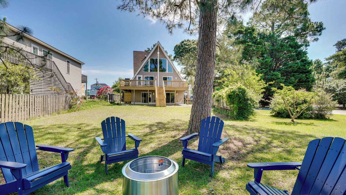 Colington Harbour House | Private Dock & Beach Access: Kill Devil Hills Home