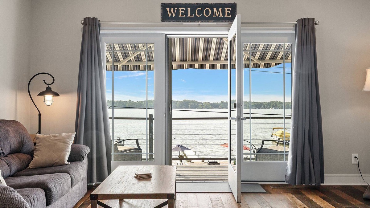 Bass Lake House | Private Dock, Bikes, Game Room, Paddle Boards, Kayaks, Yard Games & Fire Pit