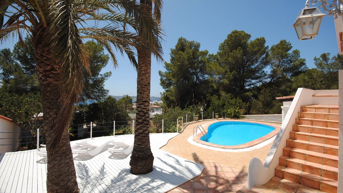 Sant Antoni de Portmany Villa | Private Villa with Pool, only 400m from Cala Gracio Beach