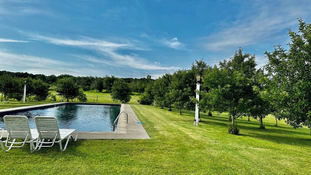 Trumansburg House | Private Estate in the Finger lakes, Heated Olympic pool.