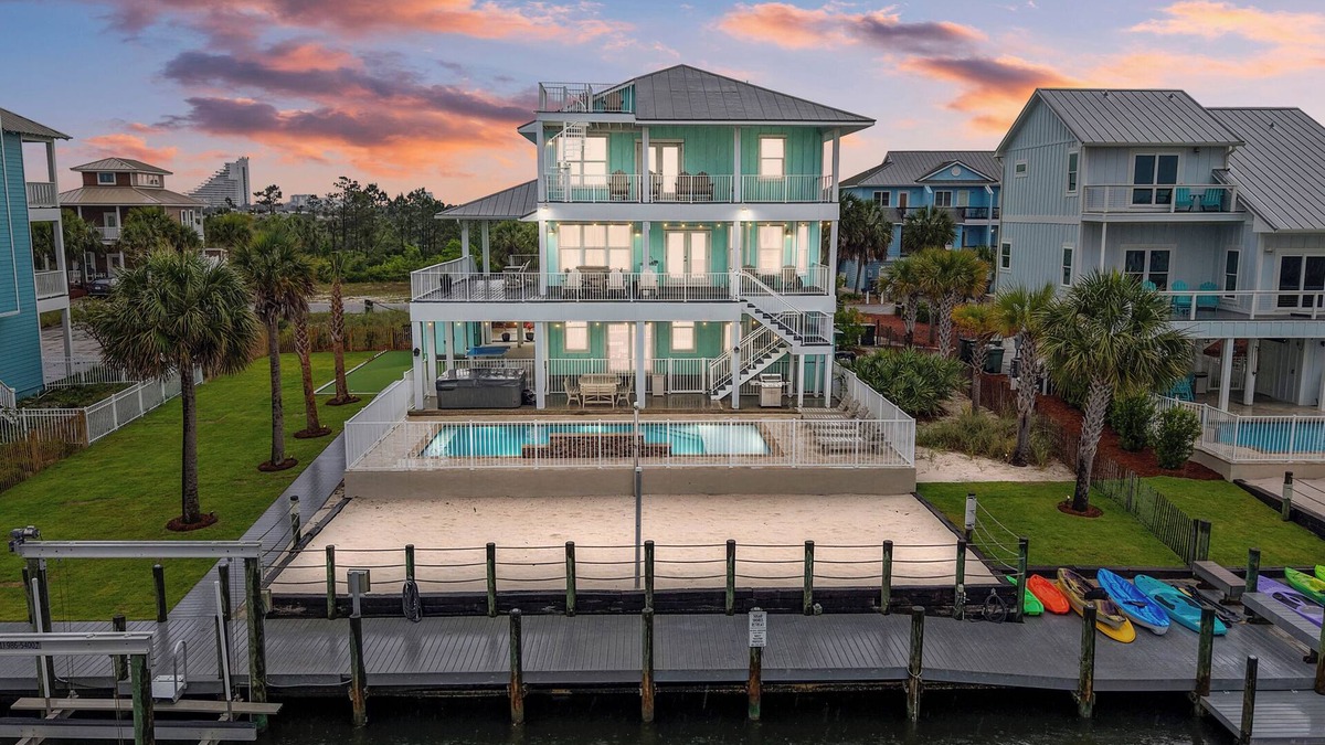 Perdido Key Coves One House | PRIVATE HEATED POOL & HOT TUB, Private Beach, Pickleball, Boat Dock & Bay Access
