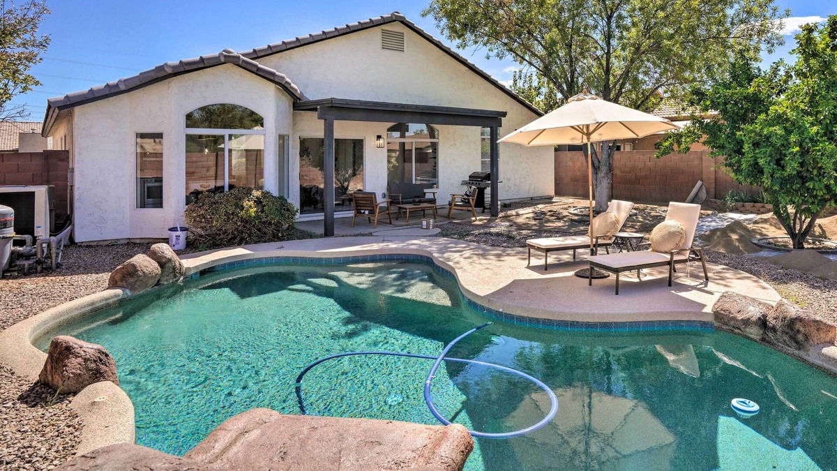 Paradise Valley Village House | Private Heated Pool: Phoenix Sanctuary w/Foosball