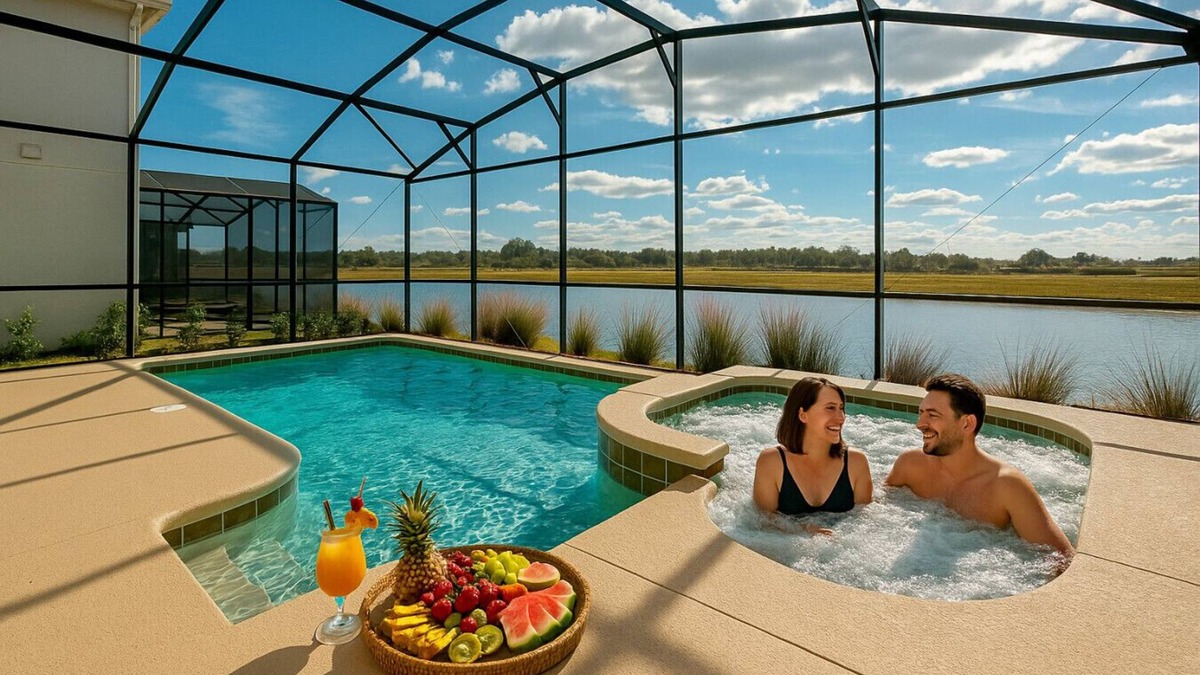Kissimmee Apartment | Private Heated Pool~Water View~Resort Fun~Near Disney