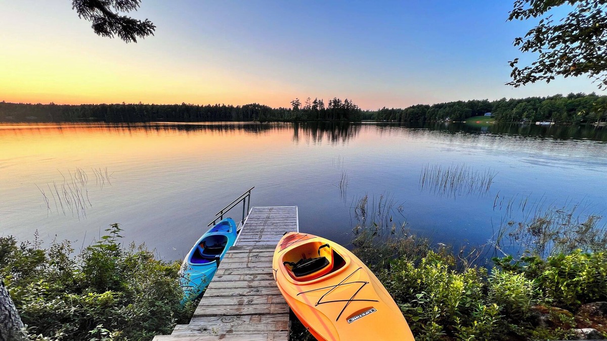 Calais Cottage | Private Lake Side Home in the Woods