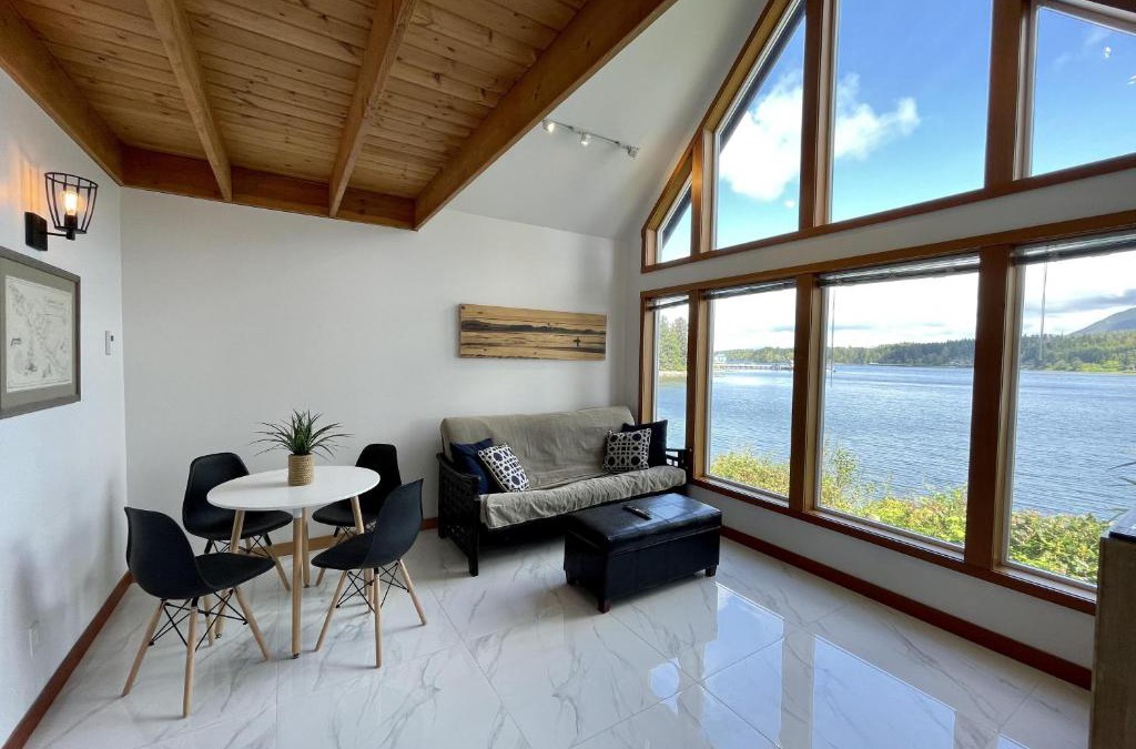 Ucluelet House | Private Oceanfront Cabin With Hot Tub Doc Holiday Cabin