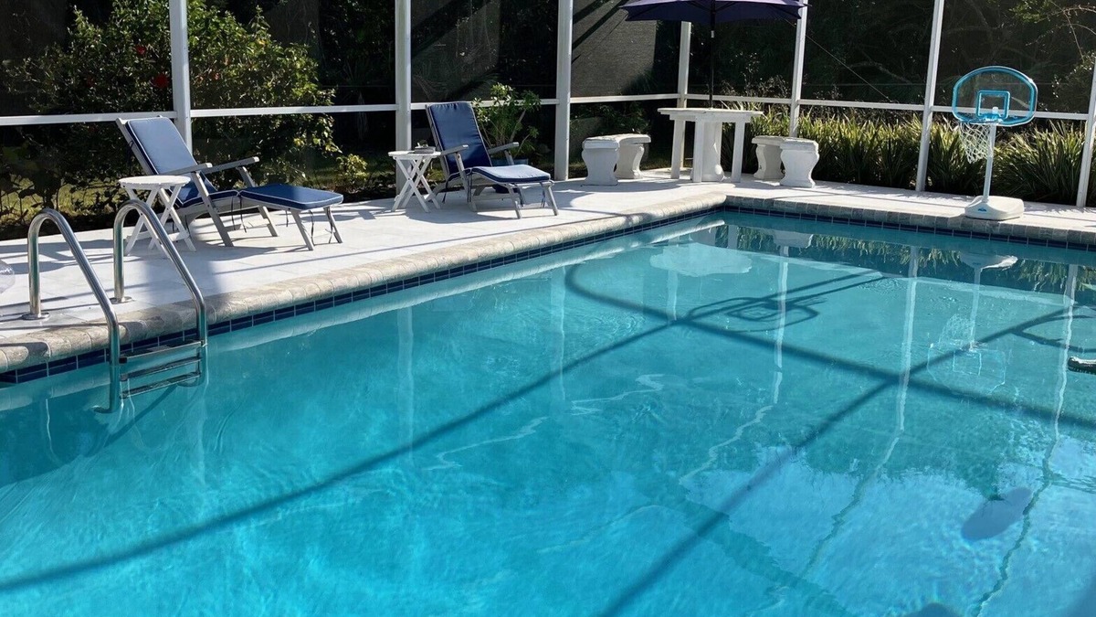 Regency Manor Estates House | Private/Peaceful Pool Home. Easy Walk to Beach!