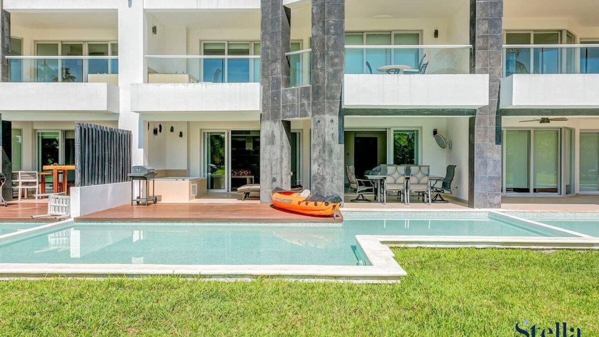 Puerto Juarez Condo | Private Pool, Patio BBQ, Beach Access in Resort