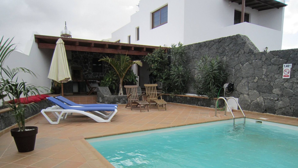 Tinajo Villa | private pool with huge games room inviting to relax and have fun