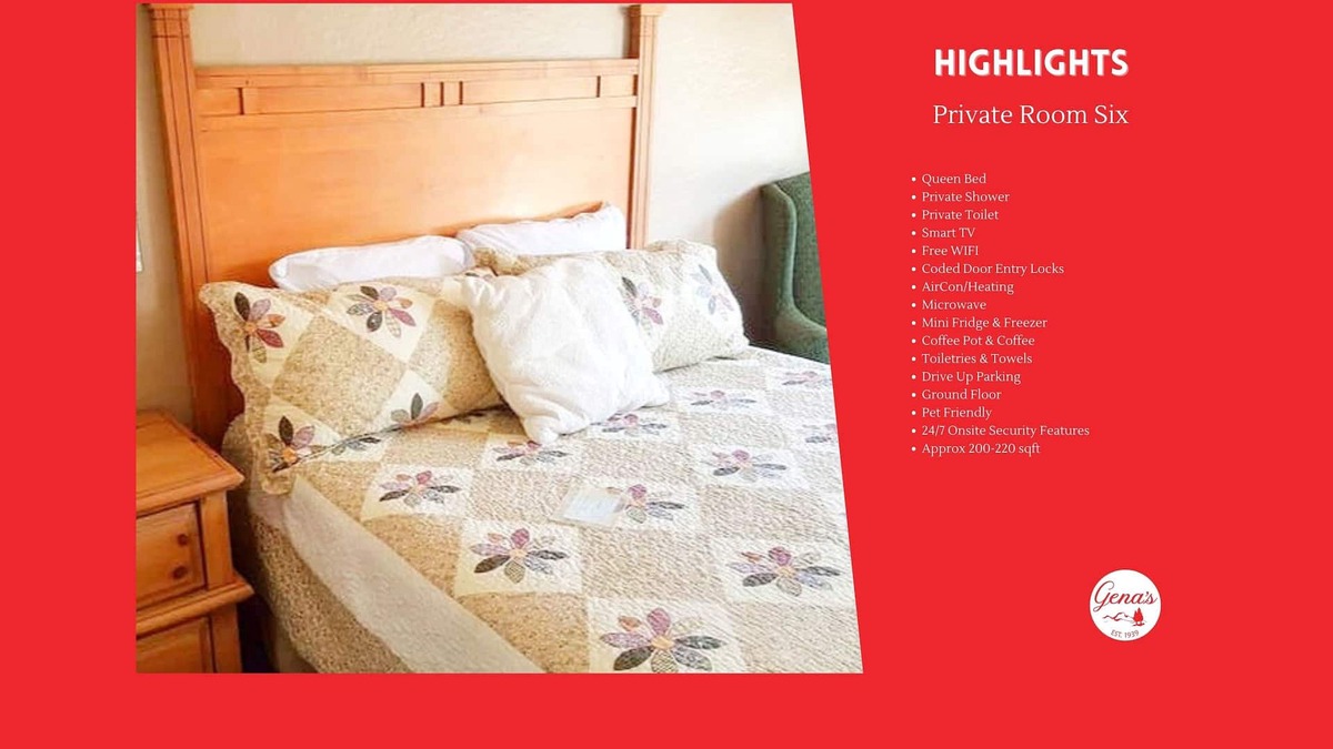 Dunlap Apartment | Private Room #6: Queen + Private Bathroom