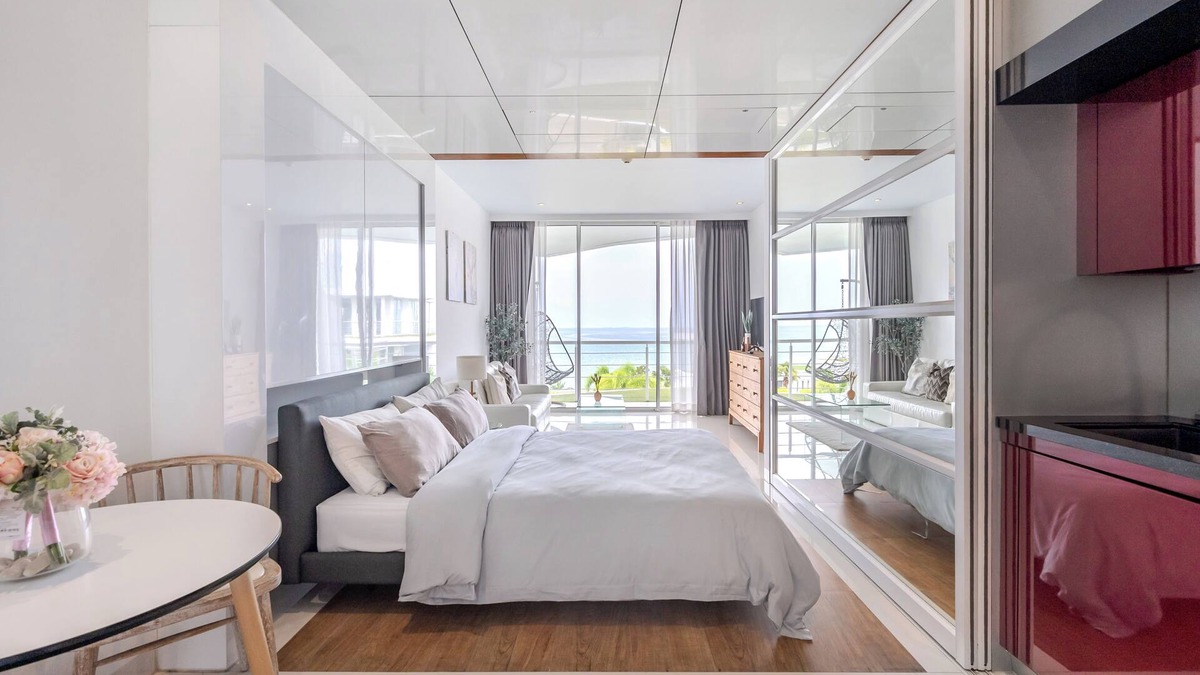 Na Chom Thian Apartment | Private Sunset Beach - Ocean View Room