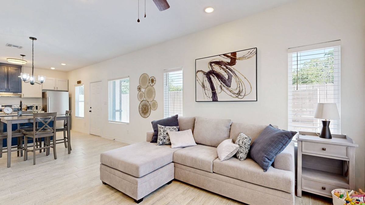 San Antonio Condo | Private townhome with full kitchen, patio and close to everything