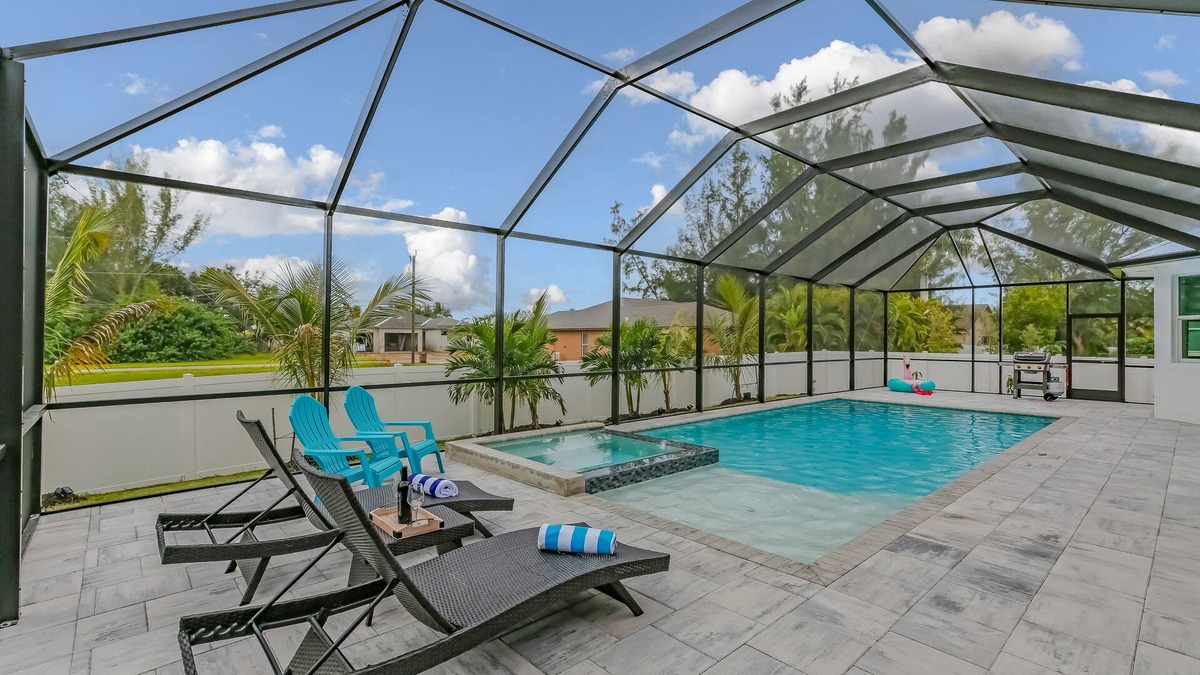 Burnt Store Villa | PRIVATE VACATION HOME Cape Coral w/Heated Saltwater Pool - Spa -Gas Grill