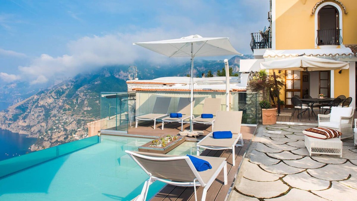 Path of the Gods Villa | Private villa with heated pool and sea views near Positano