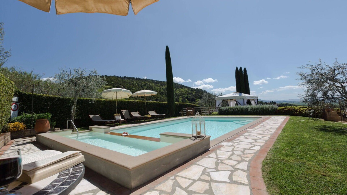 Montaione Villa | Private Villa with A/C, WIFI, private pool, TV, patio, panoramic view, close to San Gimignano