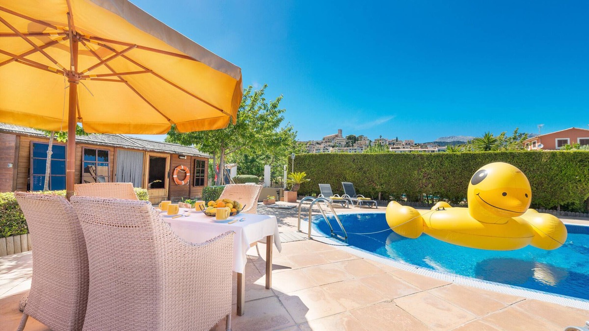 Selva Villa | Private Villa with AC, Wifi, huge pool, garden, sun terraces and BBQ, in Selva