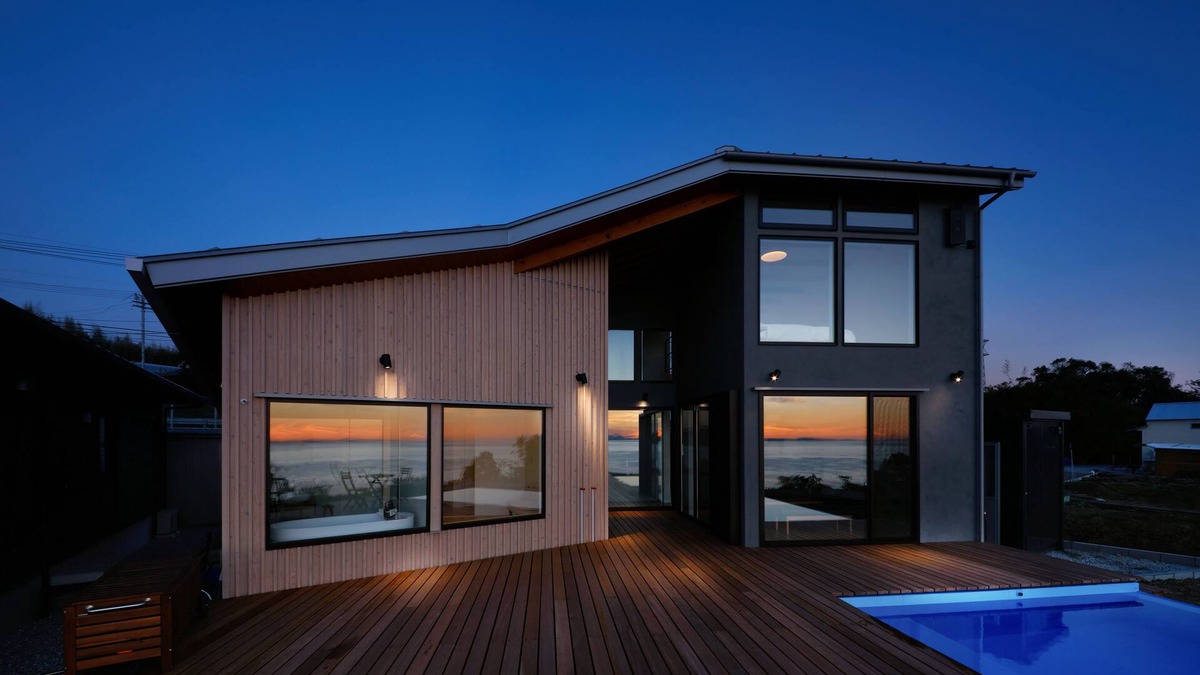 Geisei-mura House | Private villa with and inifinity pool on Sunset