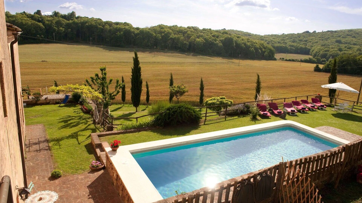 Simignano Villa | Private Villa with hot tub, A/C, private pool, WIFI, TV, patio, panoramic view, close to Siena