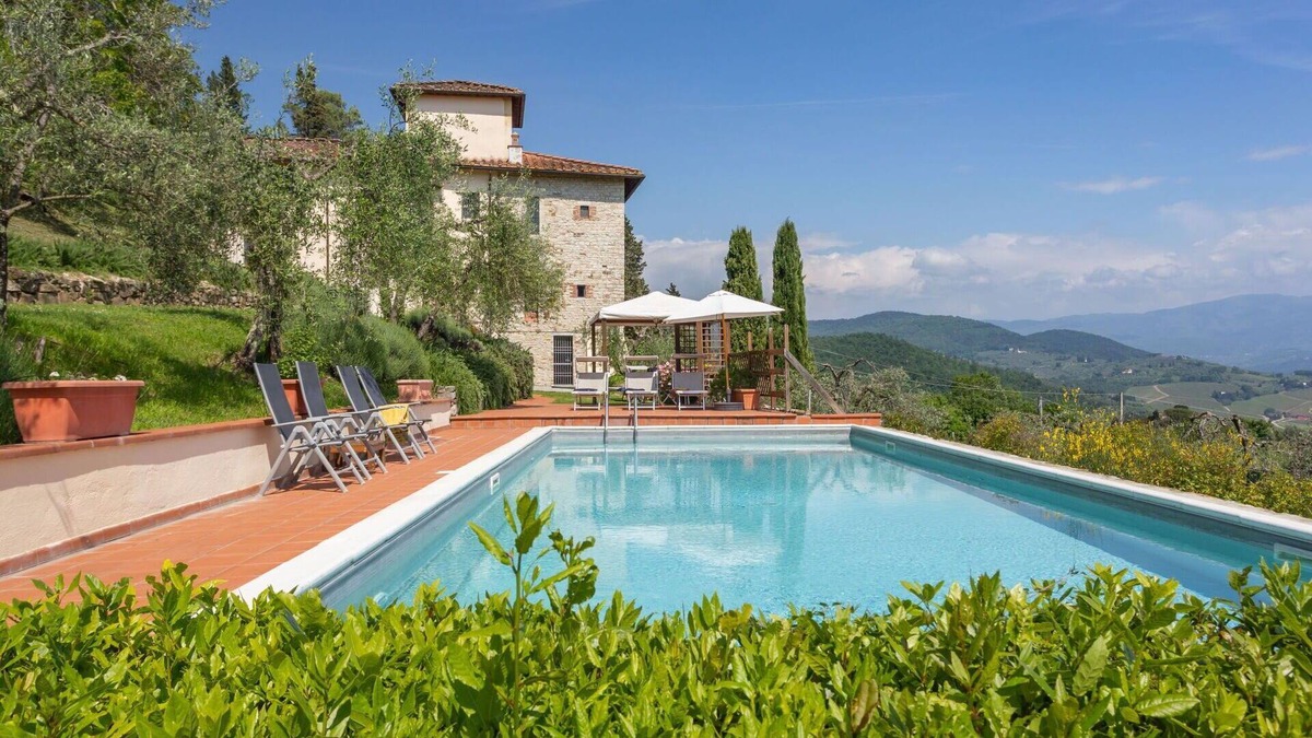 Pontassieve Villa | Private Villa with private pool, WIFI, TV, terrace, panoramic view, parking, close to Florence