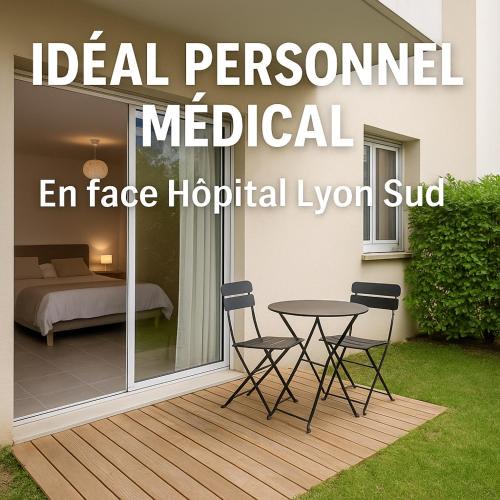 Pierre-Benite Apartment | Proche Hôpital LyonSud Metro B Calme et WiFi