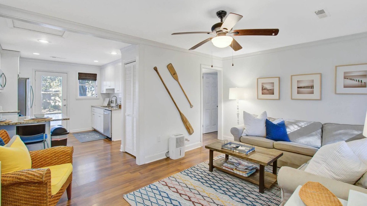 Mount Pleasant Villa | *PROFESSIONALLY CLEANED COASTAL Beach Chic Coastal Villa! Clean w/Large Yard!