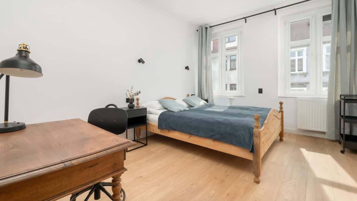 Zaspa Apartment | Przestronny Bialy Apartament Gdansk Wrzeszcz by Noclegi Renters