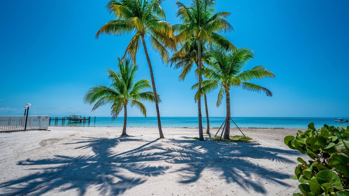 Marathon Villa | PS Sandy Beach, Pool View, dock, WiFi, Tennis, Jacuzzi, arrive any day, tropical
