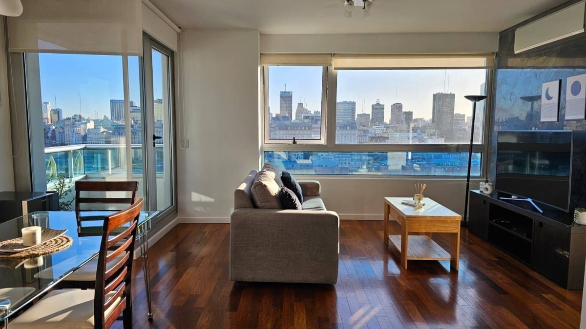Buenos Aires Central Business District Apartment | Puerto Madero frente al Hotel Hilton Piso 16 Vista a la Ciudad