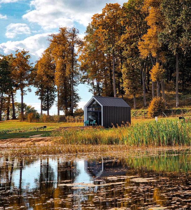 Stameriena House | PullanHouse Līksma - small and cosy lakeside holiday house