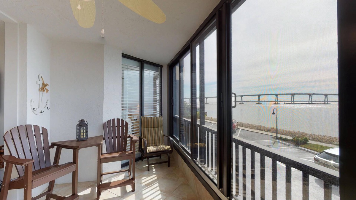 Punta Rassa Condo | Punta Rassa #104 WATERFRONT RETREAT ON SAN CARLOS BAY WITH CAPTIVATING WATER VIEWS