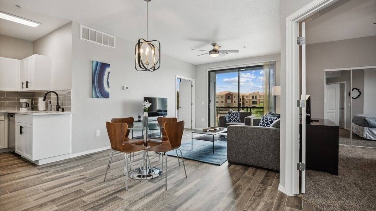Desert View Village Apartment | Pure Suites Ascent 2 Bed Gym Pool Cabana in Phoenix