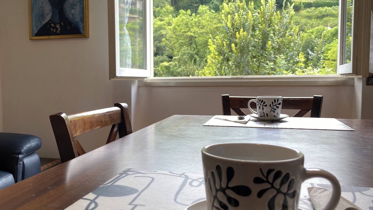 Gaverina Terme Apartment | PURPLE COW appartamento con ruscello