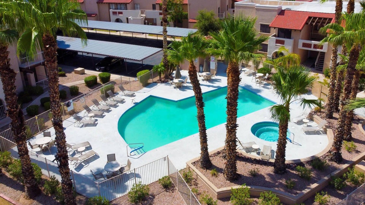 Glendale Condo | Quaint Condo, heated pool & spa, walking paths