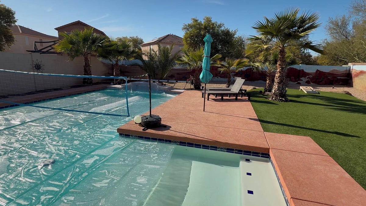 Maricopa House | Quiet 4-bedroom house. Oasis back yard pool!
