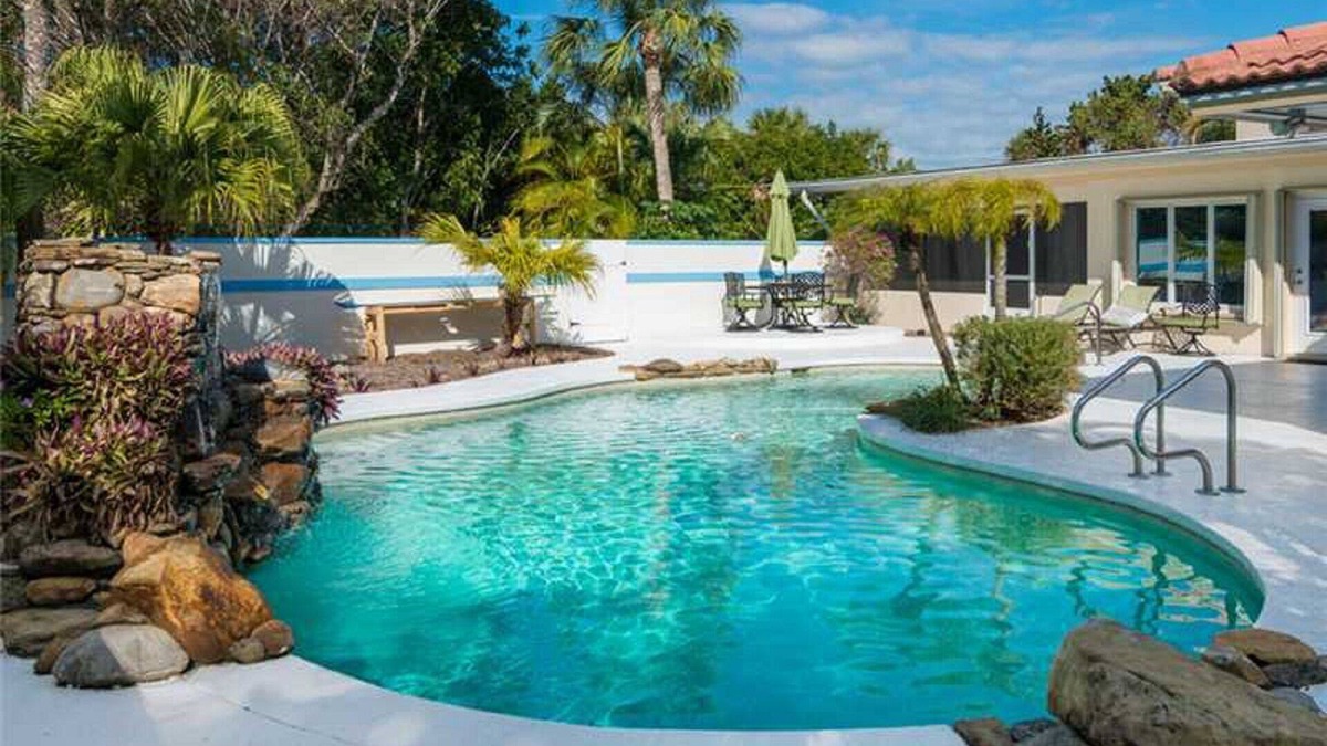 Moorings House | Quiet and Peaceful Beachside Pool Home.