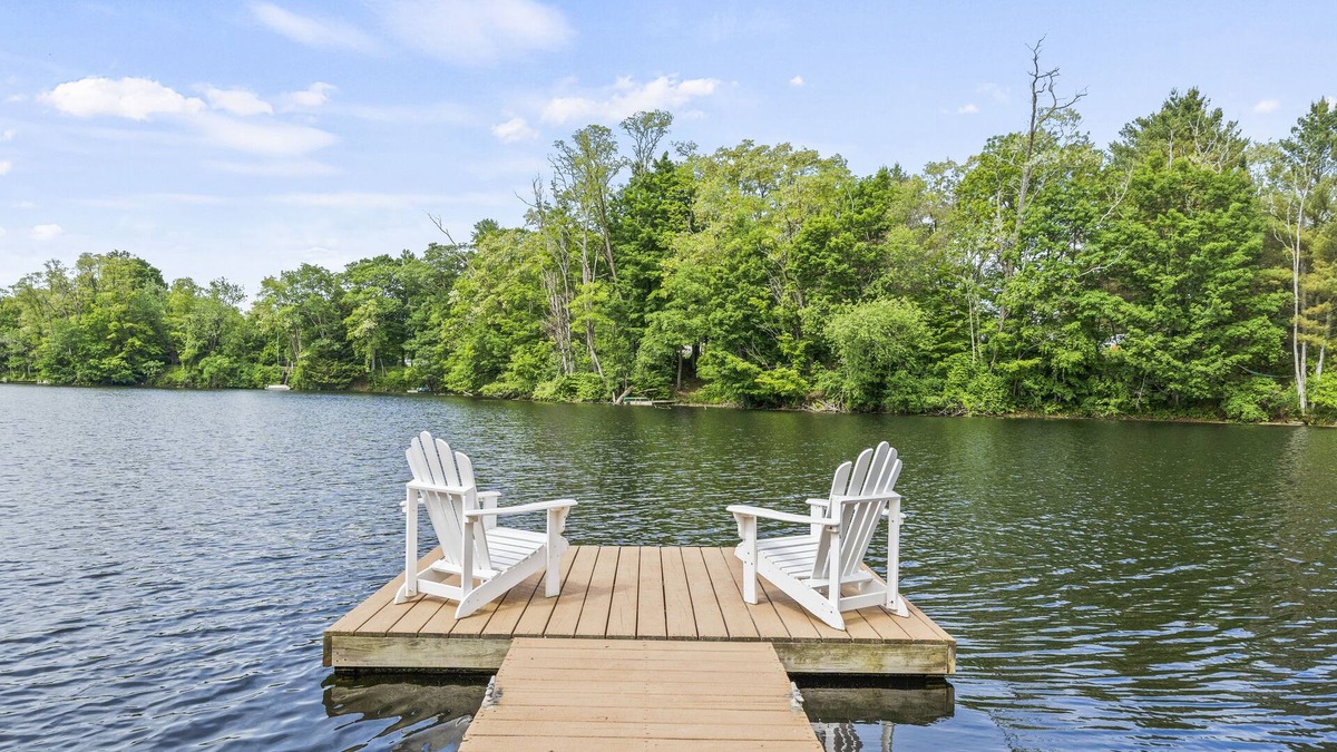 Northville House | Quiet lake front home with private beach