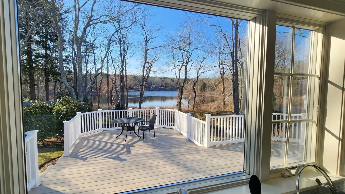 Marstons Mills House | Quiet Little Pond and Mystic Lake view on private Road on Marstons Mills