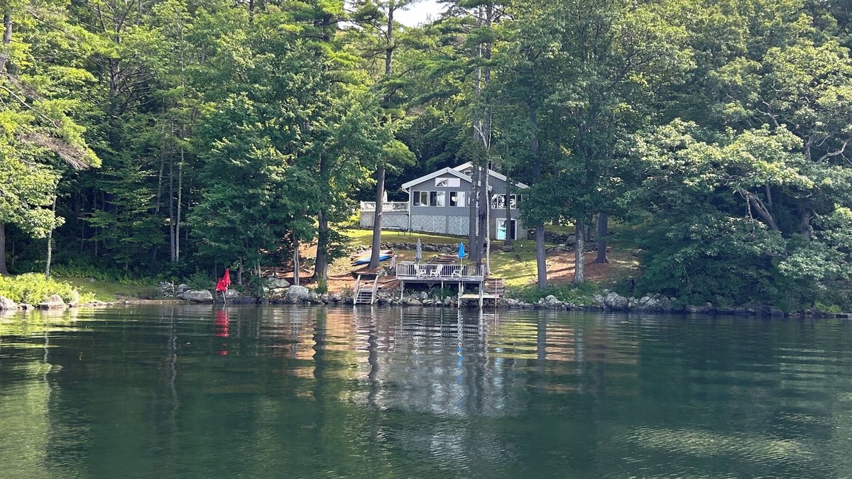 Meredith House | Quiet location on Lake Waukewan, minutes to Meredith center. Pet-Friendly