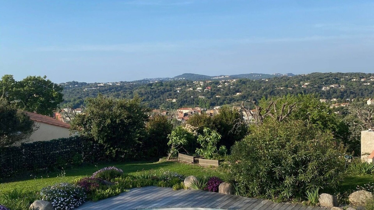 Biot Villa | Quiet villa with panoramic view and separate studio