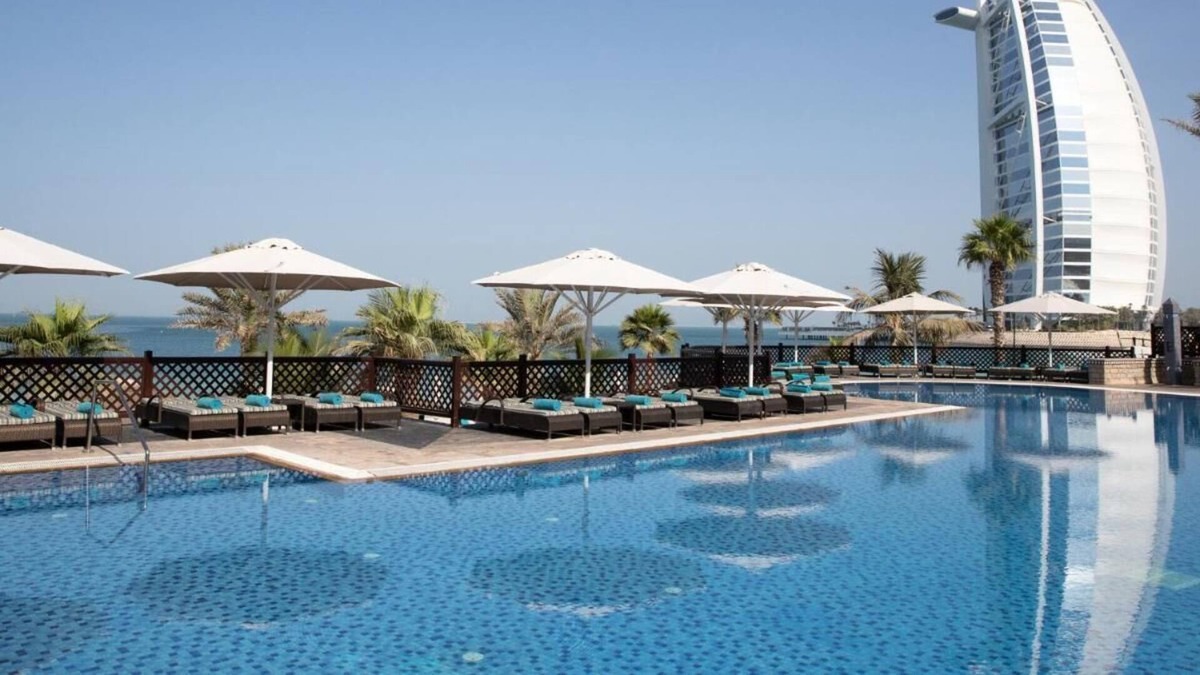 Al Sufouh 1 House | R 1540 Jumeirah Mina A Salam Madinat Jumeirah with Indoor and Outdoor Pools, Elevator, Terrace, and