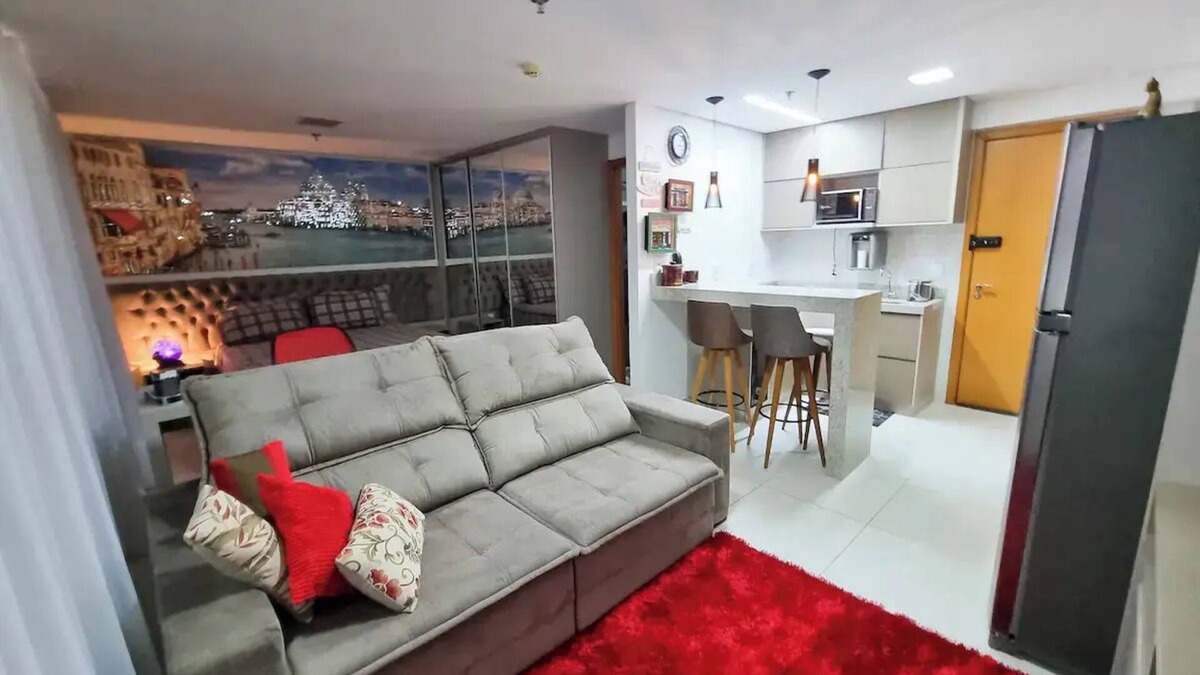 Goiania Apartment | r-FLAT, Park Flamboyant, Garage, minimum 2 nights