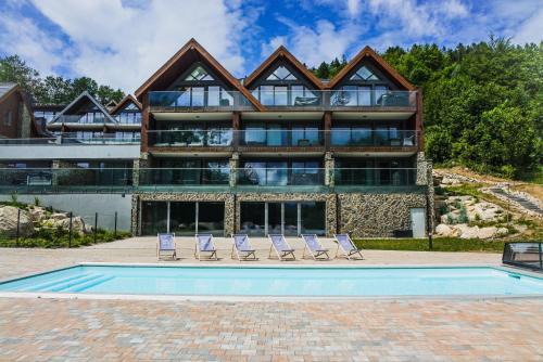 Szklarska Poreba Apartment | RajSki Apartament 203 z WIDOKIEM NA GÓRY I PRYWATNYM JACUZZI NA BALKONIE