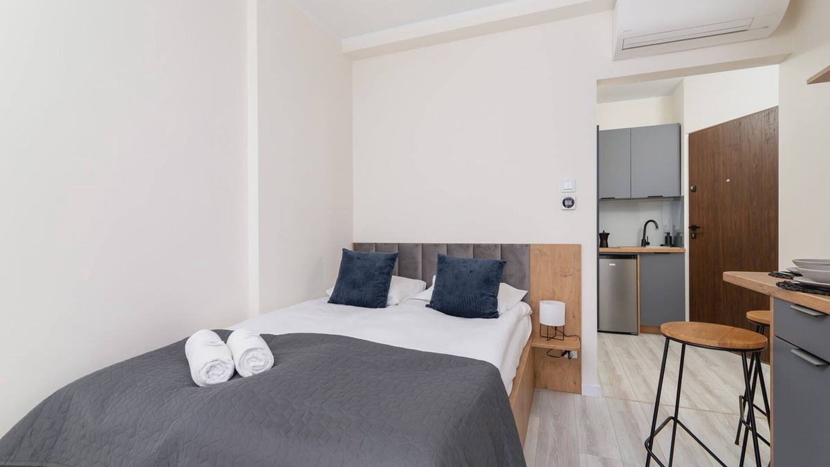 Warszawskie Apartment | Rakowicka 14 | Funkcjonalne Studio | Klimatyzacja