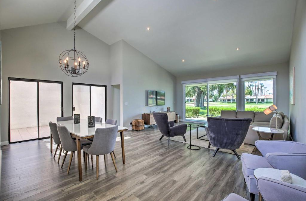 Rancho Mirage Apartment | Rancho Las Palmas Resort Condo Golf, Swim and Play!
