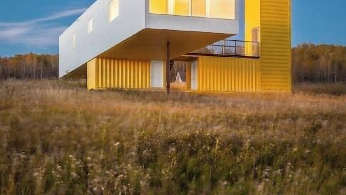 Division No. 16 Cabin | Rare Lakefront Shipping Container Near Asessippi
