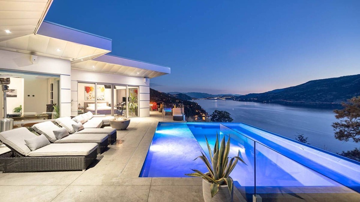 McKinley House | Rare luxury home with the best lake views, heated pool and hot tub