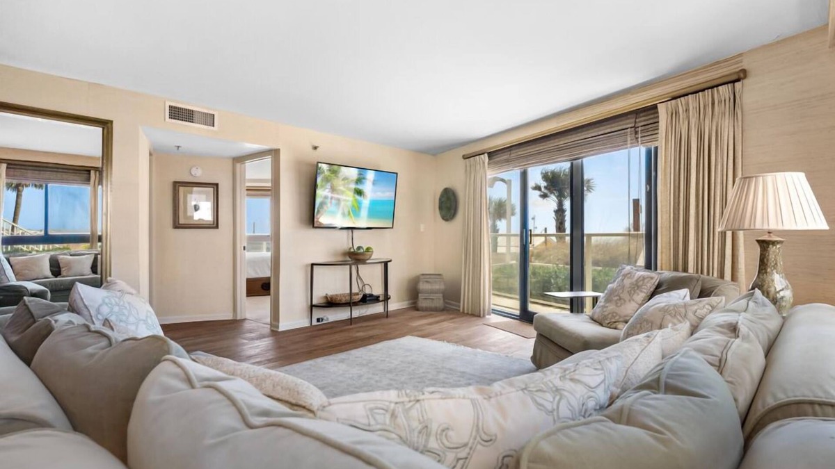 Sandestin Condo | Rate Reduced! First Floor Beachfront, Walkout Patio, Walk out to Beach & Pool