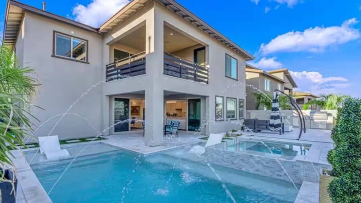 Las Vegas House | Red Rock Gated Luxury Modern Estate! Strip Views! Pool& Spa