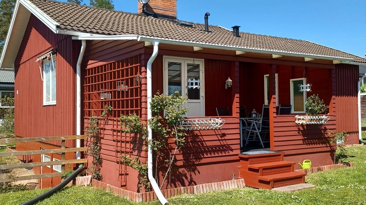 Hultsfred House | Red vacation home Sweden Småland Hultsfred Vimmerby