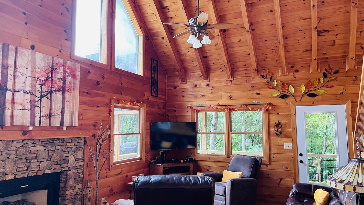 Blue Ridge Cabin | REDUCED spring rates/Aska /PET FRIENDLY! Walk to hiking trails/EVENTS welcome!