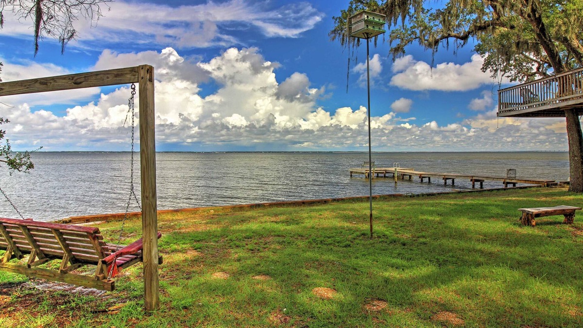 Santa Rosa Beach House | Reel in a big fish of the dock, 5 miles to Beach!